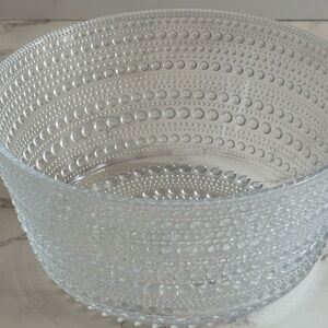iittala Kastehelmi Dewdrop Clear Small Serving Bowl